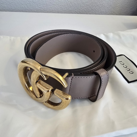 Gucci Gold GG Buckle Belt - Picture 6 of 7